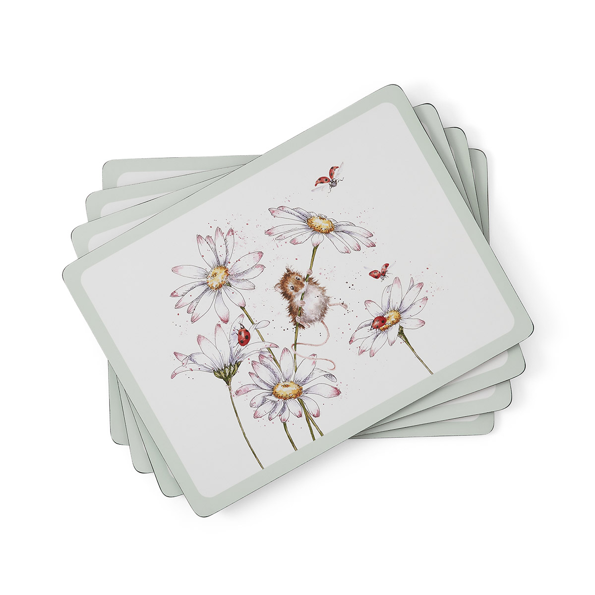 Wrendale Designs Large Wildflowers 4 Placemats image number null